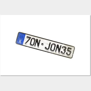 Jon Jones - License Plate Posters and Art